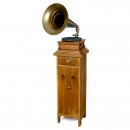 HMV Gramophone with Base Cabinet, c. 1912