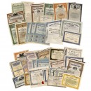 Collection of Historical Stock Certificates, c. 1900-30