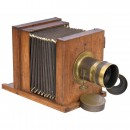 Lerebours Portrait Lens and a Collodion Camera