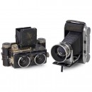 Rolleidoscop Stereo (6 x 13) and Bessa II (6 x 9) Cameras