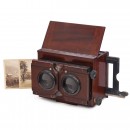 Rare Stereo Viewer for 13 x 18 cm to 9 x 18 cm, c. 1895