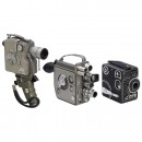 3 Film Cameras by Siemens, Nizo and Camex