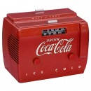 Rare Coca-Cola Cooler Radio 5A410A, c. 1949