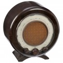 Round Ekco A22 Radio Receiver, 1945