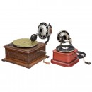 2 Nirona Gramophones, c. 1925