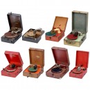 8 Portable Gramophones