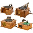 4 Gramophones, c. 1925