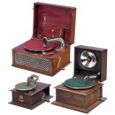 3 Table Gramophones, c. 1925