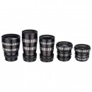 Ennalyt 1.5/85 mm and 4 other Enna Lenses for M42