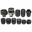 10 Prime Lenses from 17 to 500 mm for Nikon MF