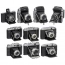 10 German 6 x 6 Rollfilm Cameras