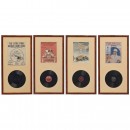 4 Decorative Record Sets for Vintage-Car Fans and Record Enthusi