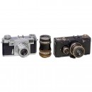 Contax I, Contax IIa, and Sonnar