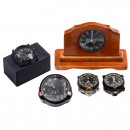 5 Mechanical Cockpit Clocks