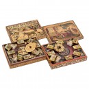 2 Magnetic Fortune Telling Games, c. 1890