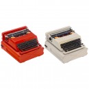2 Differently Colored Valentine Typewriters, c. 1970
