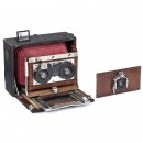 Ernemann Stereo and Panorama Folding Camera, c. 1900