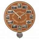 Jederzeit Hauff-Film Advertising Pendulum Clock, c. 1930