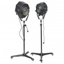 2 Fresnel Film Spotlights, c. 1960