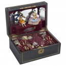 Travel Toiletries Case with 2 Musical Dolls