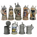 Beer Mugs with and without Musical Movements