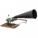 Replica of Early Berliner-Type Gramophone