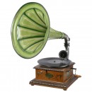 French Horn Gramophone Pathéphone No. 4, c. 1909