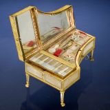 Fine Palais Royale Musical Piano-Form Sewing Necessaire, c. 1830