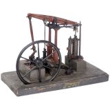 Working Model of a Walking Beam Steam Engine, c. 1880