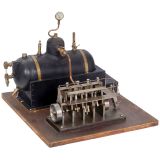 Four-Cylinder Steam Engine with Boiler, c. 1930