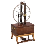 Rare Spinning Wheel with Flute Organ, early 19th Century