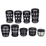 9 Enna Lenses in Zebra-Style for M42