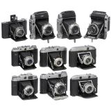 10 German 6 x 6 Rollfilm Cameras