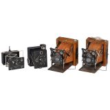 4 Nettel Strut-Folding Cameras