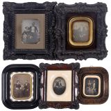 5 Early Stucco Frames with Early Pictures