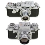 Leica IIIf and Contax IIIa, 1950 onwards