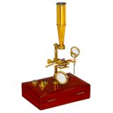 Box-Base Cary-Type Compound Microscope, c. 1840