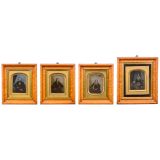 4 Beautiful, Dignified Photographs in Burlwood Frames