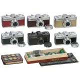 6 Colored Mikroma Cameras and Accessories