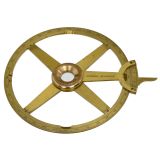 English Circular Protractor by William Simms, c. 1825