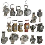 Early Bicycle, Railway and Car Lamps, c. 1920