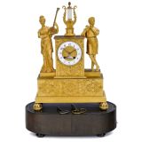 Musical Clock with Sectional-Comb Cylinder Movement, c. 1820