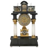 Vienna Portal Clock with Musical Movement, c. 1850