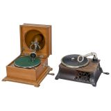 2 Gramophones for Vertically Cut Records