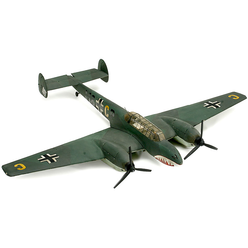 "messerschmitt me 110 飞机模型